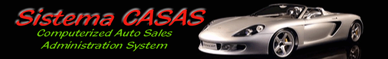 Sistema CASAS - Programacion para Dealers de Autos